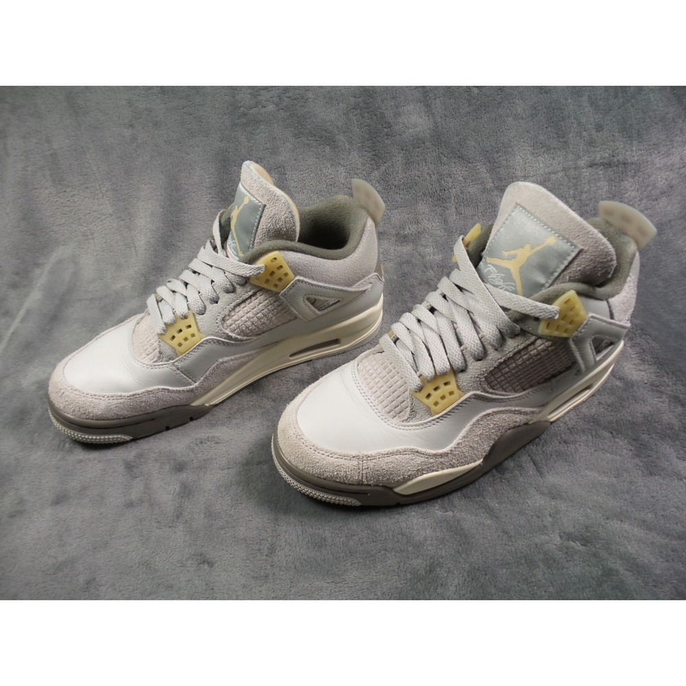 Nike Air Jordan 4 Retro SE Shoes Mens Size 8 Gray Craft Photon Dust DV3742-021 - Picture 5 of 13